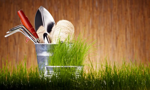 Hedge cutting and green waste collection during Morden Park garden clearance